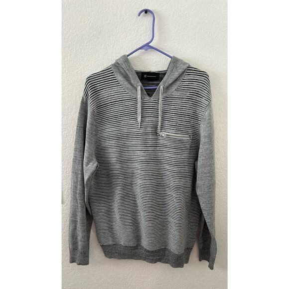 Bundle I.N.C International Concepts Pullover Gray Black Sweaters Men's Size XL - Picture 6 of 9